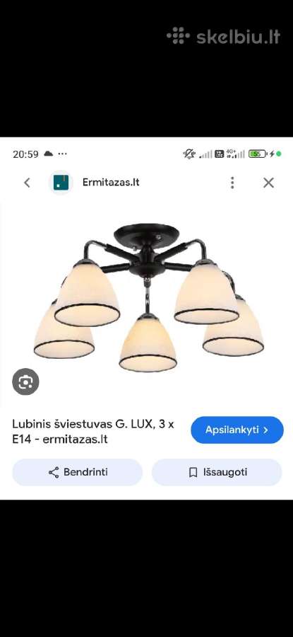 Lubiniai šviestuvai - nuotraukos Nr. 2