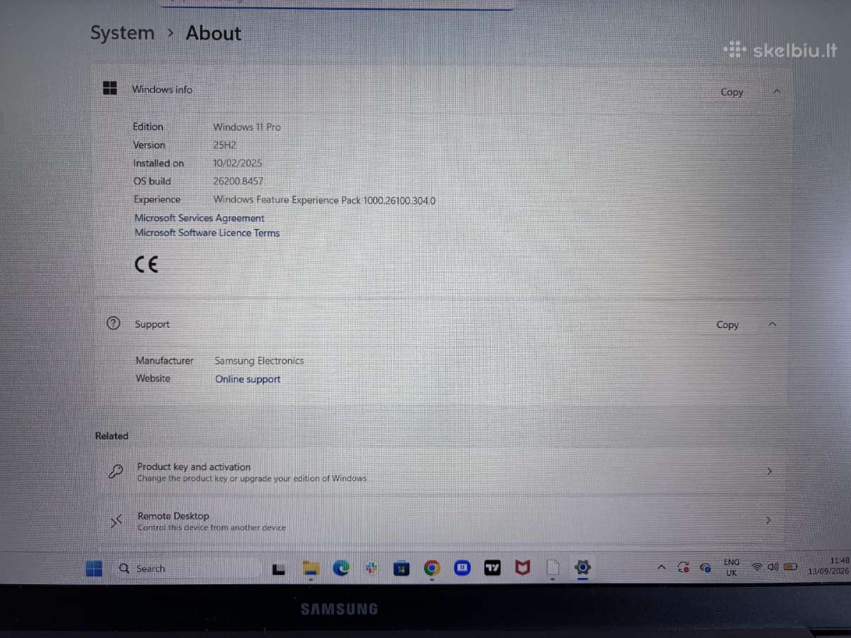 Samsung Galaxy Book4 Win11 Pro - nuotraukos Nr. 6