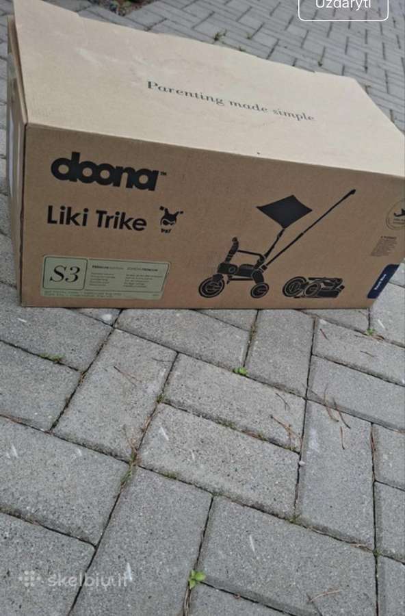 Dviratukas Doona Liki Trike S3 - nuotraukos Nr. 10