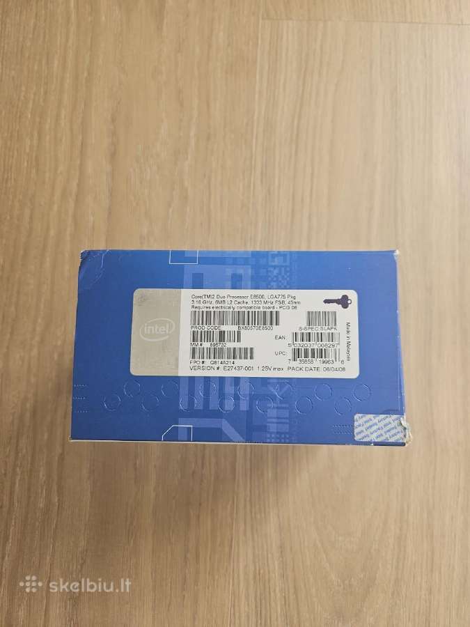 Intel Core 2 Duo E8500 3.16 GHz Lga775, Box - nuotraukos Nr. 5