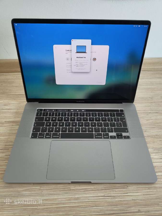 MacBook Pro 16", 2019, A2141, 16gb, 512gb - nuotraukos Nr. 6