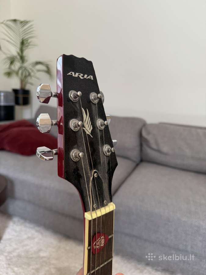 Aria elektrinė gitara (Les Paul tipo) cherry red - nuotraukos Nr. 4