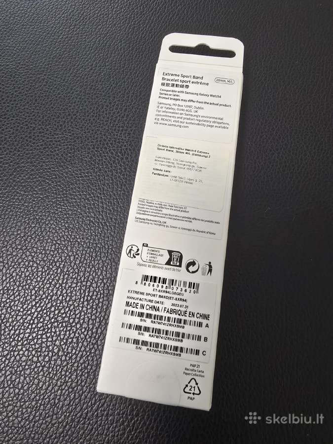 Samsung Extreme Sport Band 20mm žalia - nuotraukos Nr. 2
