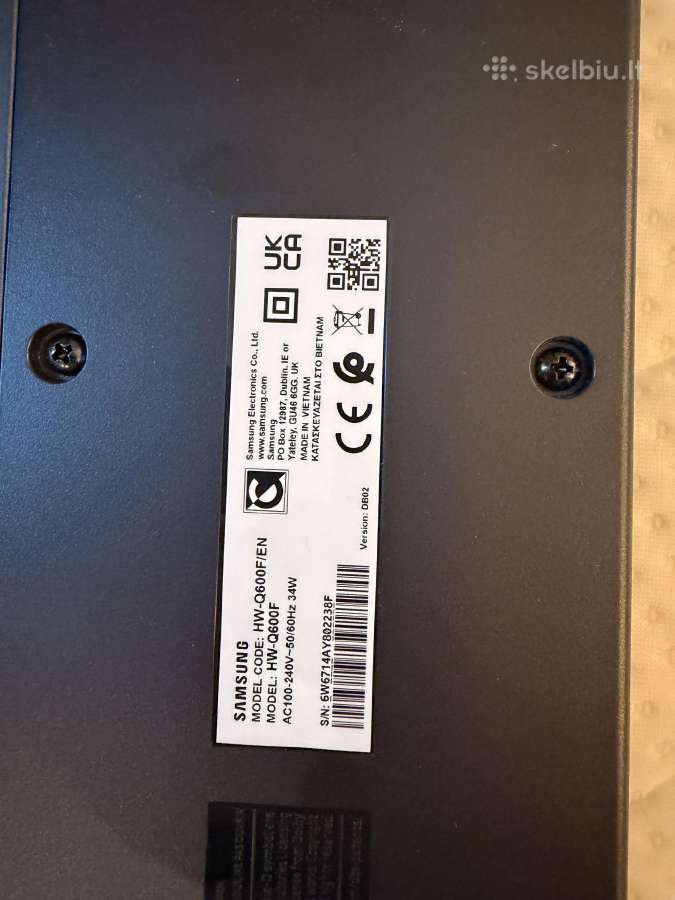 Samsung Q600f soundbar - nuotraukos Nr. 3