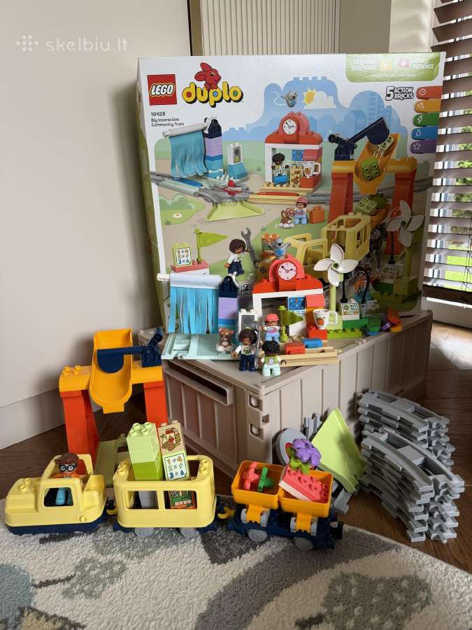 Lego Duplo 10428 interaktyvus traukinys - nuotraukos Nr. 2
