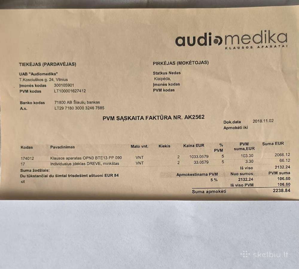 Nauji klausos aparatai Oticon Opn 3 Bte 13 Pp - nuotraukos Nr. 5