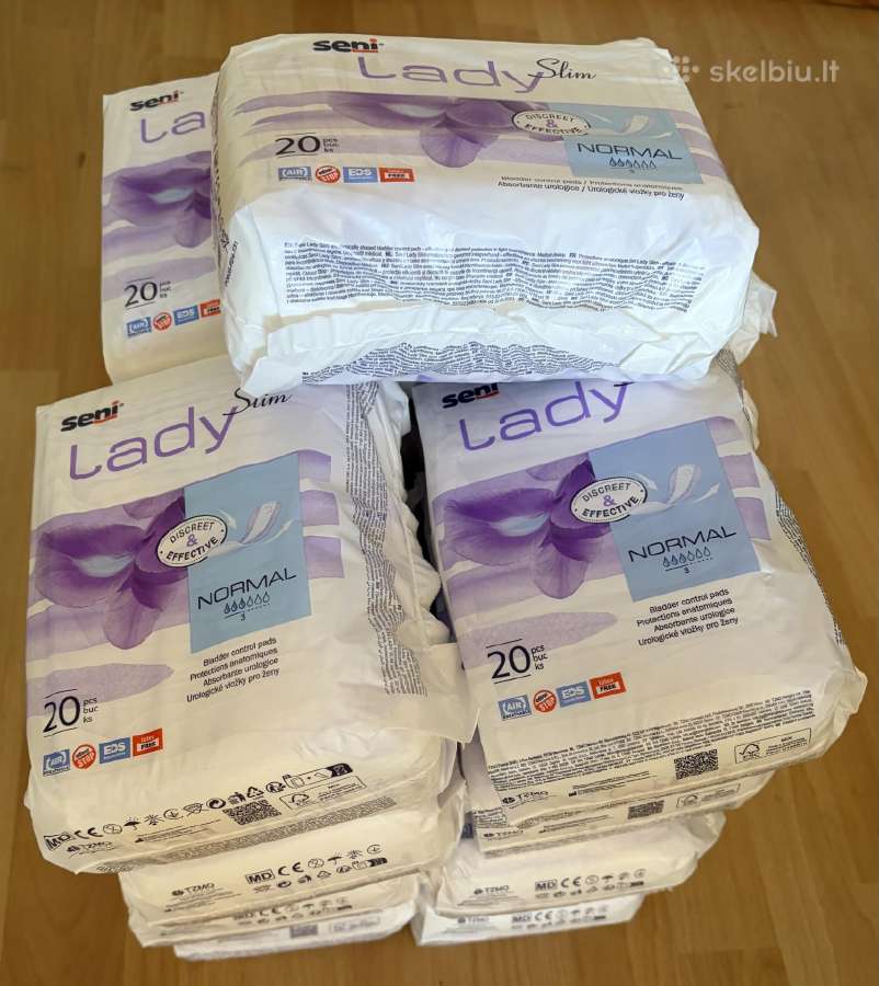 Seni Lady įklotai nelaikantiems šlap. Slim Normal - nuotraukos Nr. 2