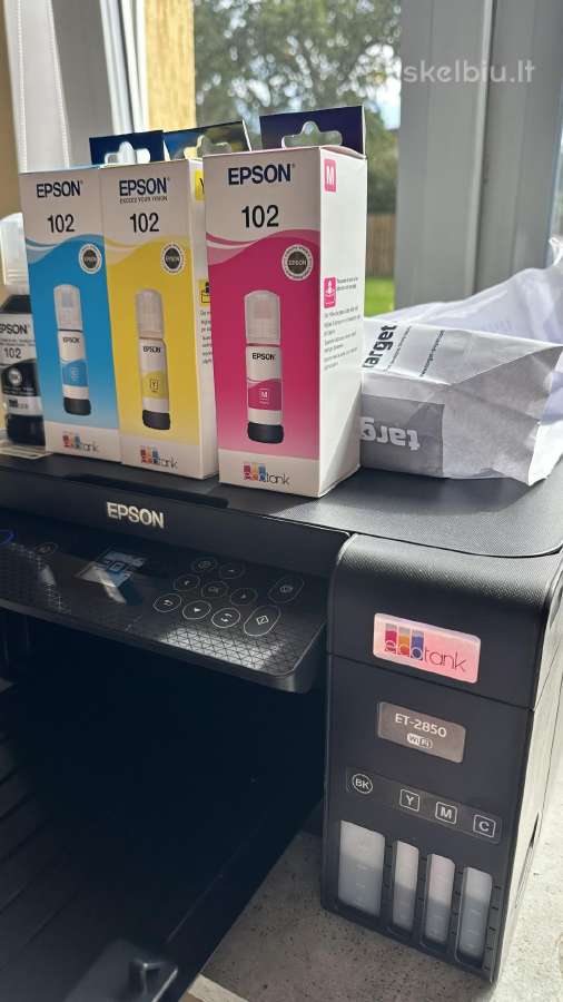 Naudotas tobulos būklės Epson Et2850 spausdintuvas - nuotraukos Nr. 3