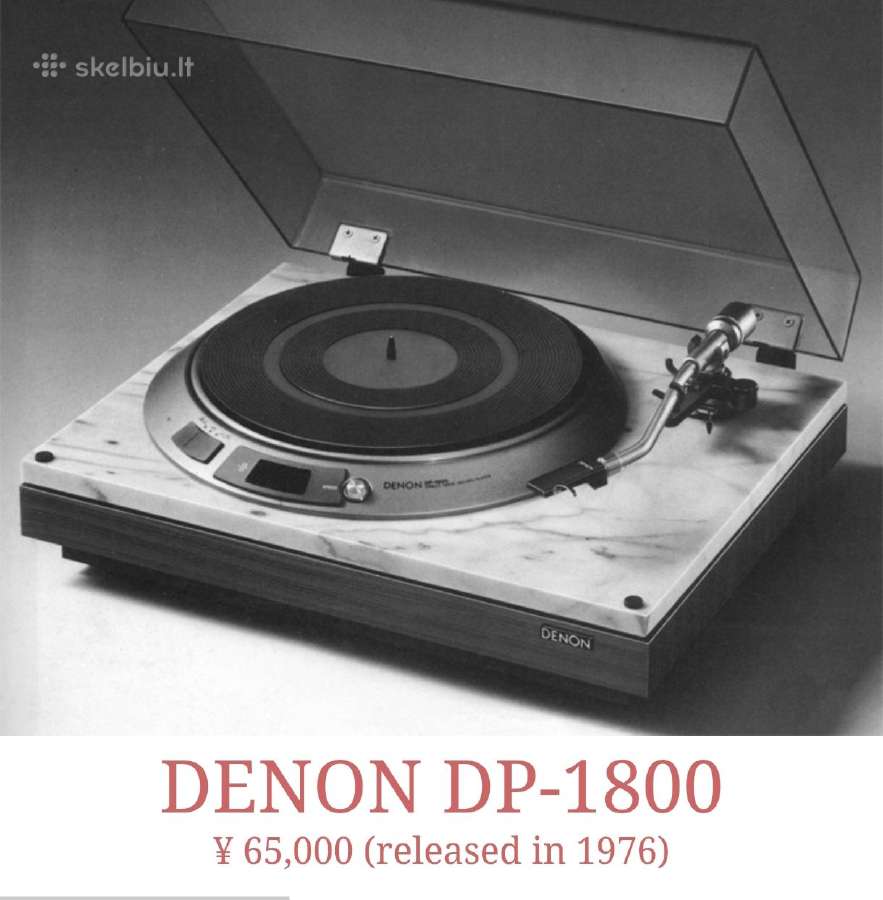Denon Dp-1800 plokštelių grotuvas - nuotraukos Nr. 2