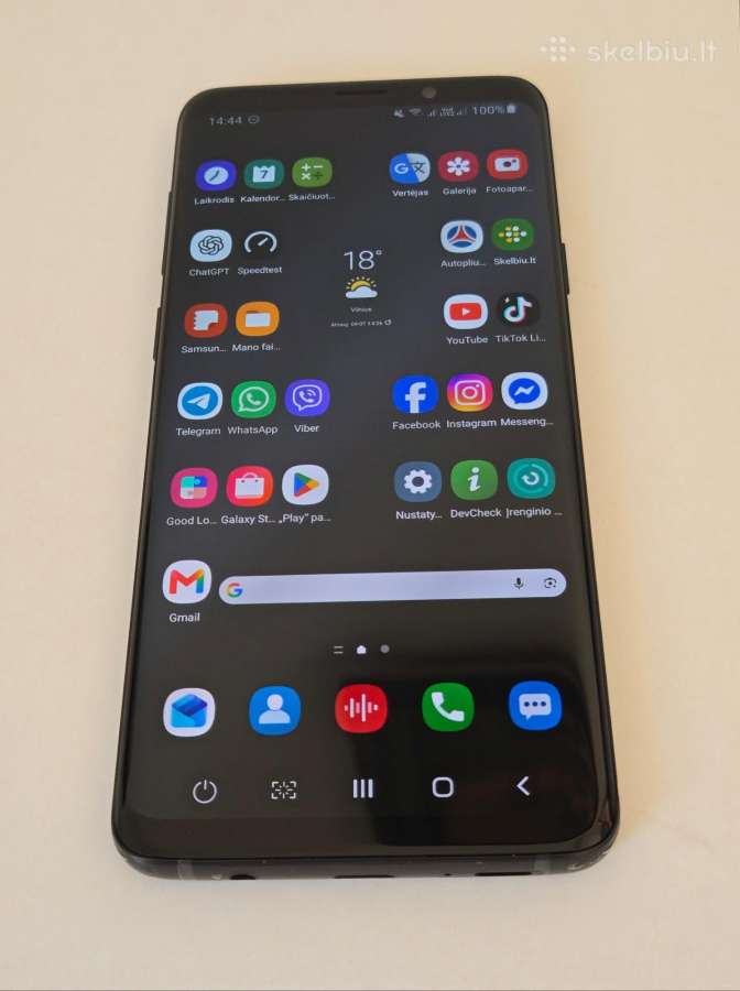 Samsung Galaxy S9+ 64gb 6ram stovis naujo telefono - nuotraukos Nr. 2