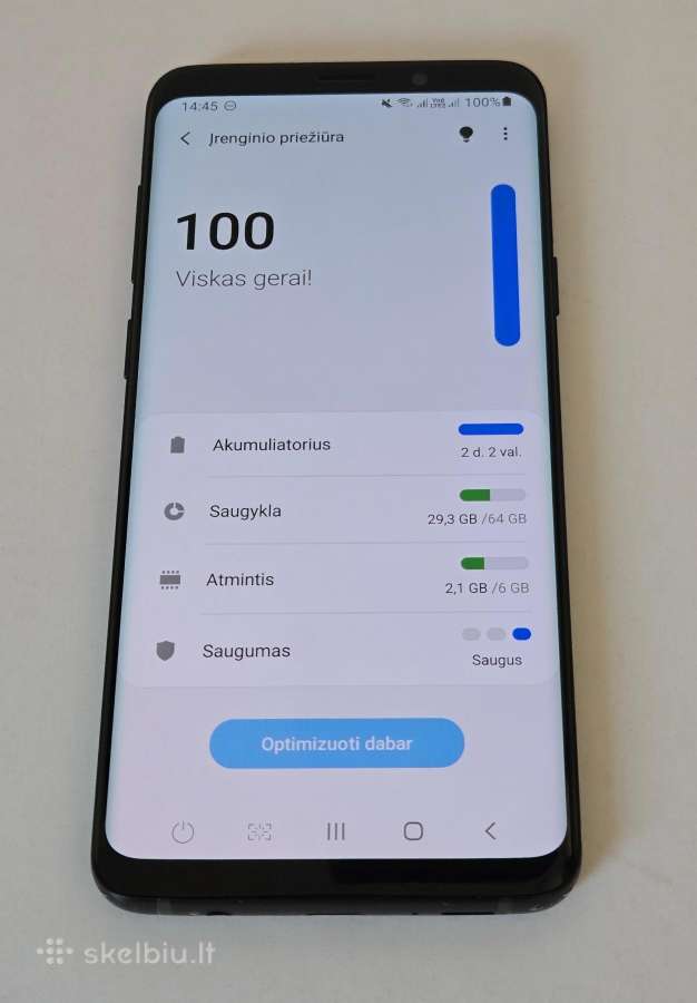 Samsung Galaxy S9+ 64gb 6ram stovis naujo telefono - nuotraukos Nr. 5