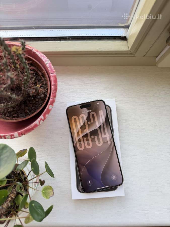 Apple iPhone 15 pro max 256gb Kaip naujas - nuotraukos Nr. 3