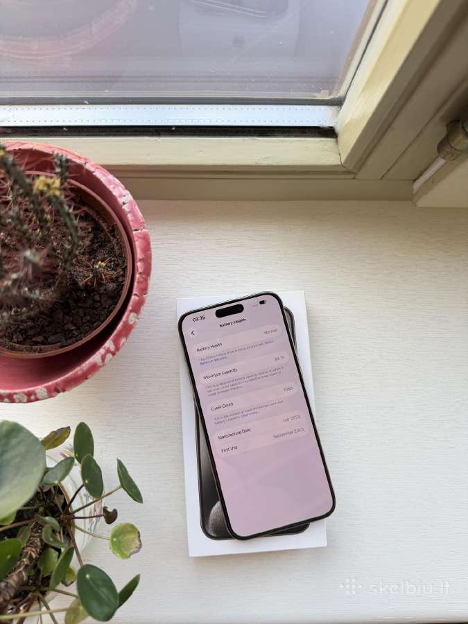 Apple iPhone 15 pro max 256gb Kaip naujas - nuotraukos Nr. 12