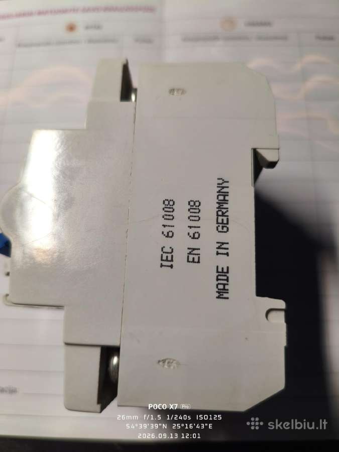 Abb F364 4p 40a 30ma (0.03a) nuotėkio relė (Rcd / - nuotraukos Nr. 4