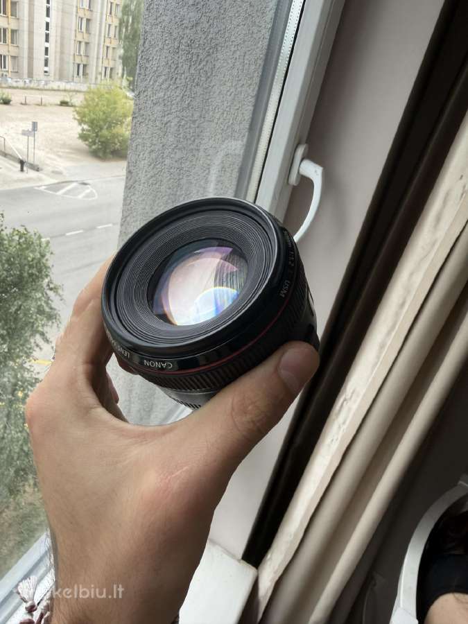 Canon lens Ef 50mm 1:1.2 L Usm - nuotraukos Nr. 2