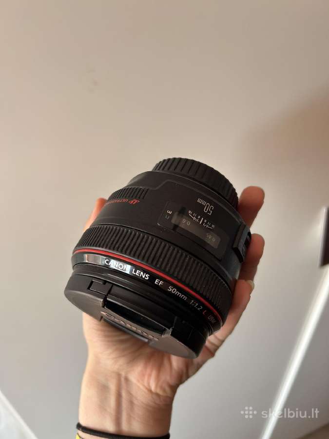 Canon lens Ef 50mm 1:1.2 L Usm - nuotraukos Nr. 5