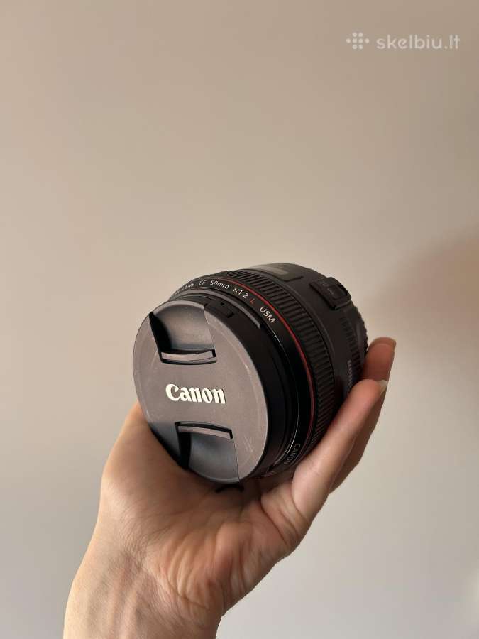 Canon lens Ef 50mm 1:1.2 L Usm - nuotraukos Nr. 6