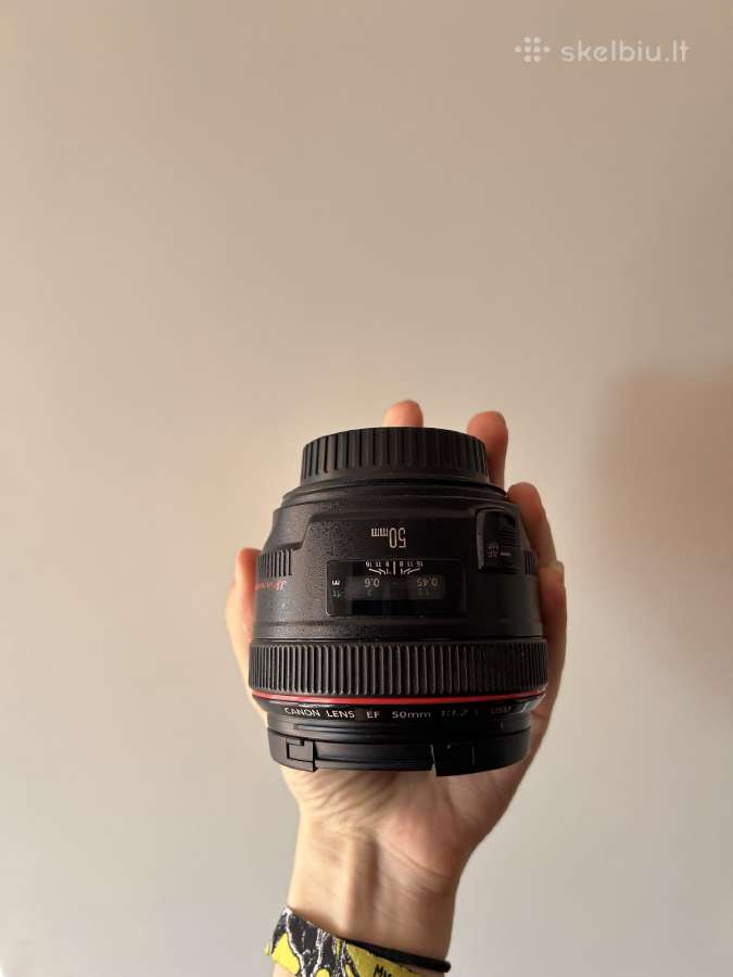 Canon lens Ef 50mm 1:1.2 L Usm - nuotraukos Nr. 8