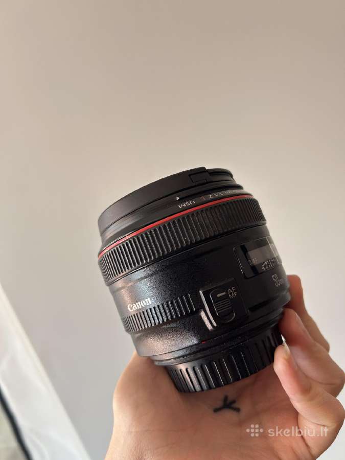 Canon lens Ef 50mm 1:1.2 L Usm - nuotraukos Nr. 9