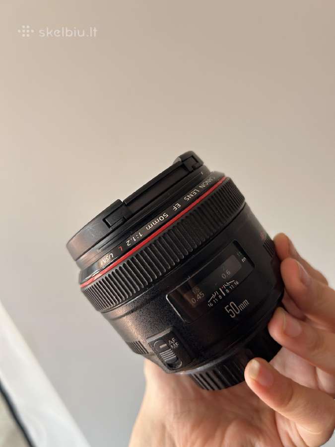 Canon lens Ef 50mm 1:1.2 L Usm - nuotraukos Nr. 10