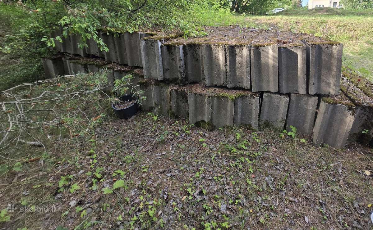 Gelžbetoniniai pamatų / sienų blokai ir plokštės - nuotraukos Nr. 2