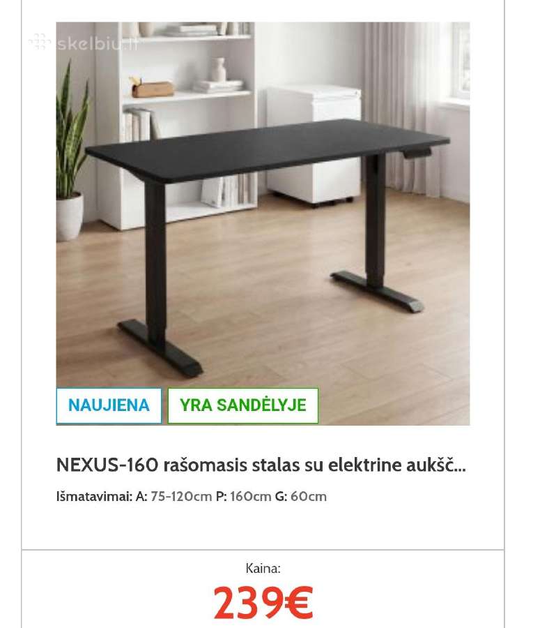 Rašomasis stalas - nuotraukos Nr. 3