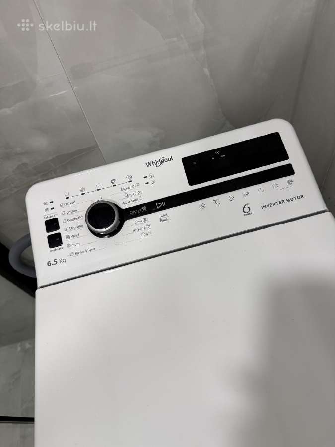 Whirlpool Tdlrb 65241bs Eu/n skalbimo mašina - nuotraukos Nr. 3