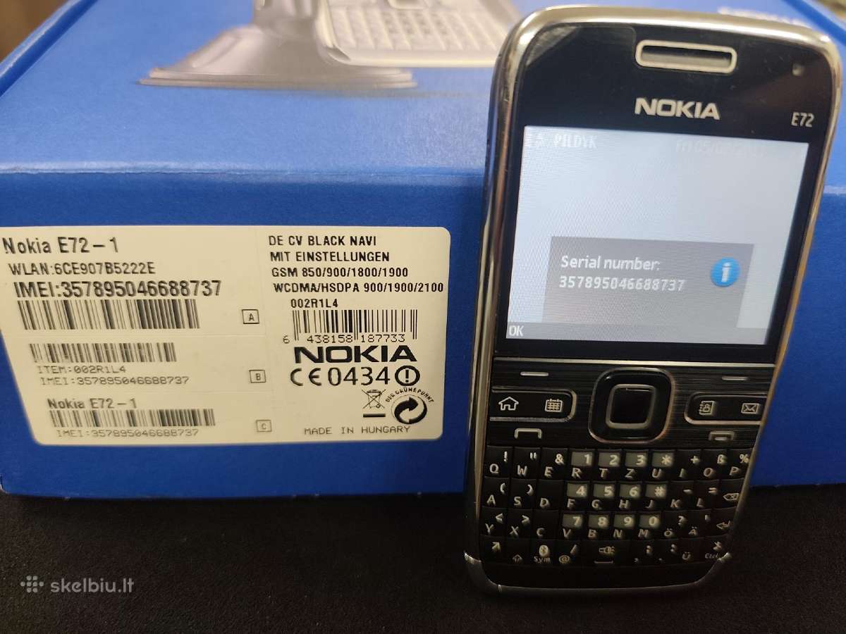 Nokia e72 Nokia 7260 - nuotraukos Nr. 5