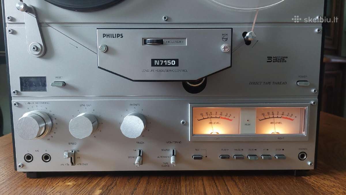 Juostinis magnetofonas Philips N 7150 - nuotraukos Nr. 2