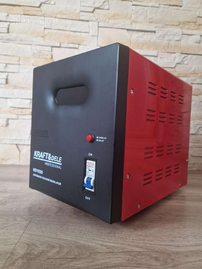 Įtampos stabilizatorius Avr 5000va Kraftdele - nuotraukos Nr. 2