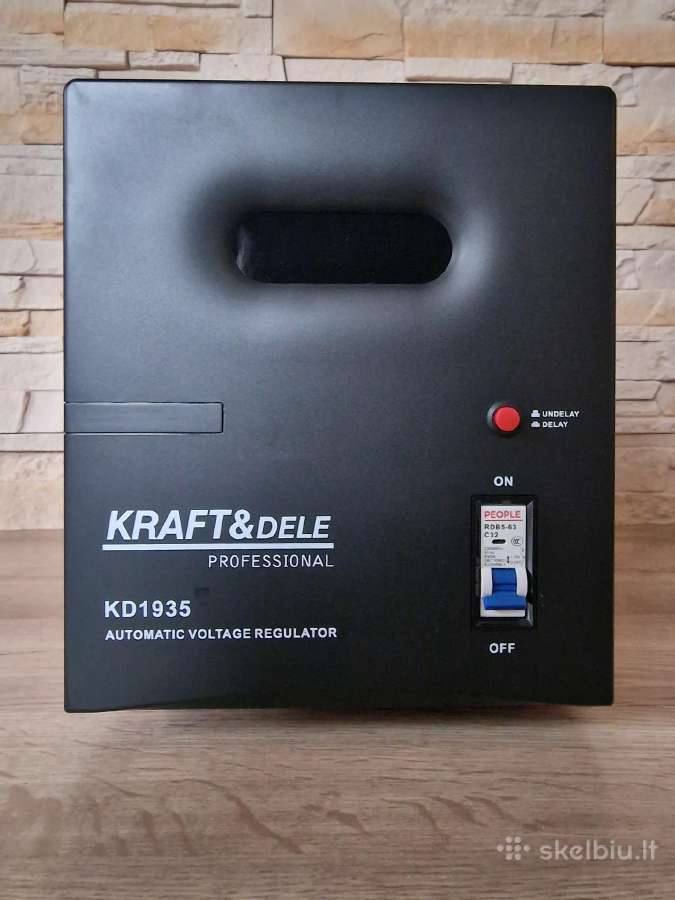 Įtampos stabilizatorius Avr 5000va Kraftdele - nuotraukos Nr. 3