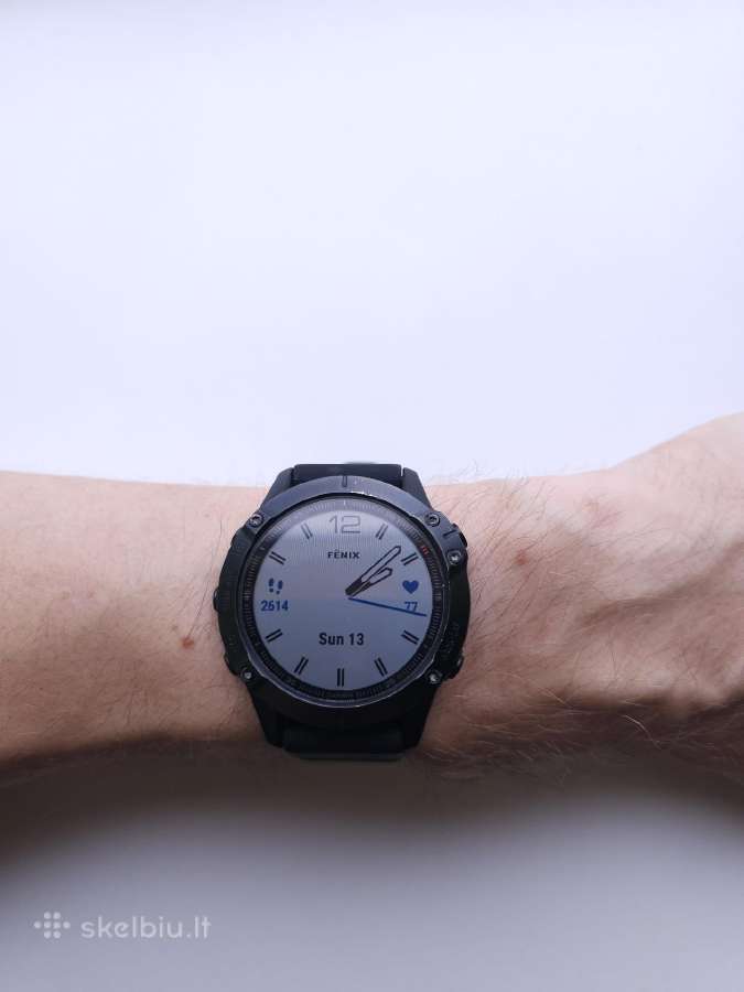 Garmin Fenix 6 Sapphire 47 mm GPS laikrodis - nuotraukos Nr. 4
