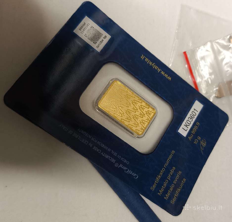 Investicinis auksas Au 999,9 - 10 g - nuotraukos Nr. 2