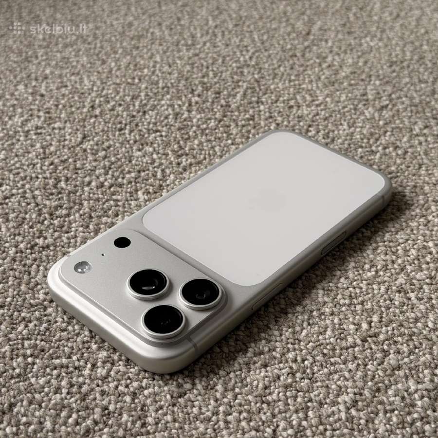iPhone 17 Pro 256gb Silver, kaip naujas, garantija - nuotraukos Nr. 2