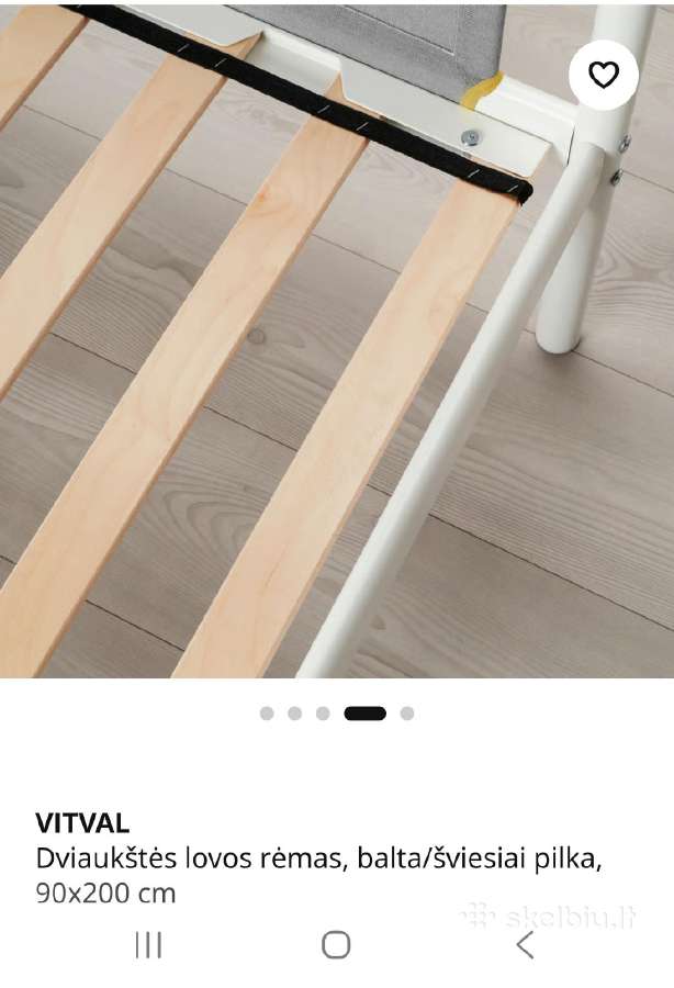 Vitval ikea dviaukštė lova - nuotraukos Nr. 7