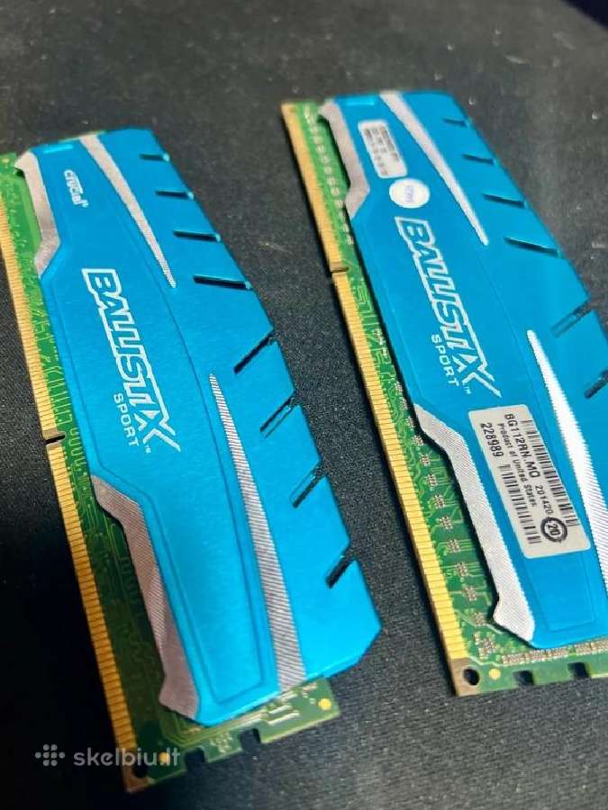 Crucial Ballistix 16gb (2x8gb) Ddr3 RAM - nuotraukos Nr. 3