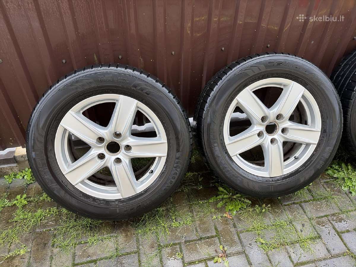 Porsche originalūs R18 5x130 ratlankiai su Nokian - nuotraukos Nr. 3