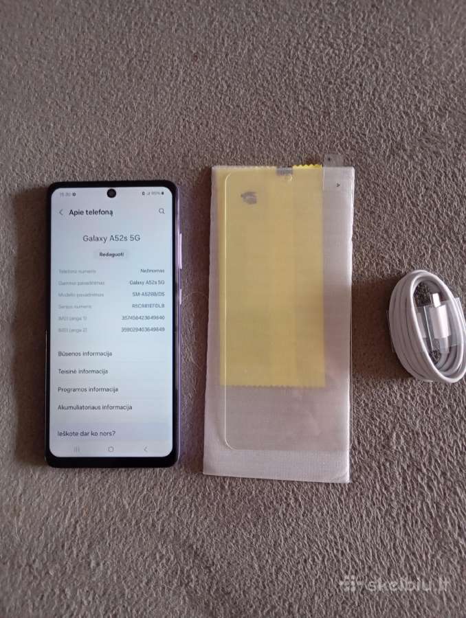 Samsung a52s 128gb purple - nuotraukos Nr. 3