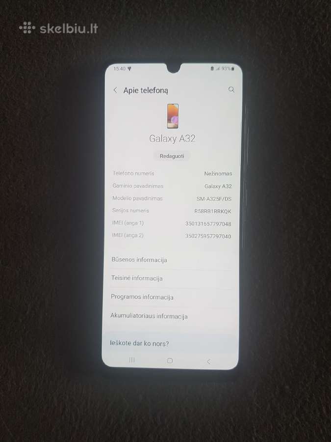 Samsung a32 128gb - nuotraukos Nr. 4