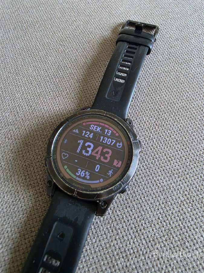 Garmin Fenix 7 Sapphire Solar 47 mm Titanium - nuotraukos Nr. 4
