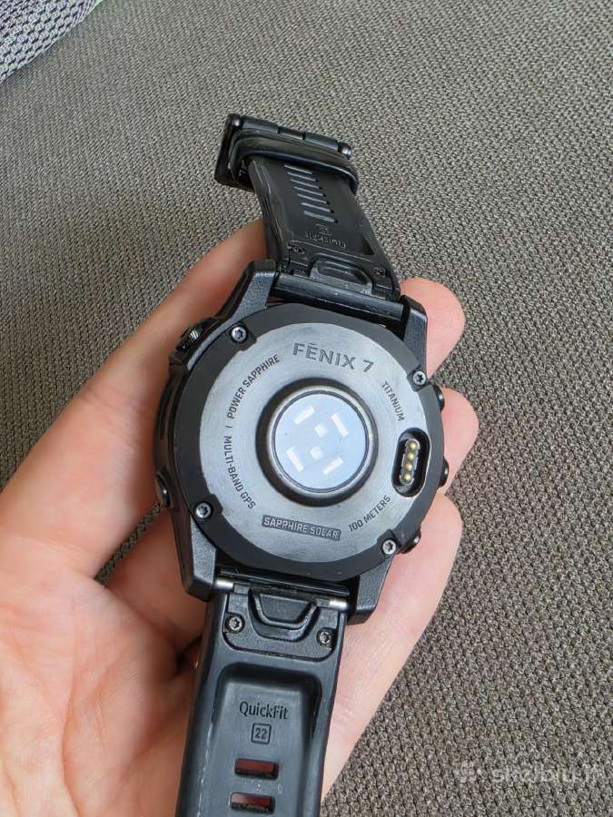 Garmin Fenix 7 Sapphire Solar 47 mm Titanium - nuotraukos Nr. 5