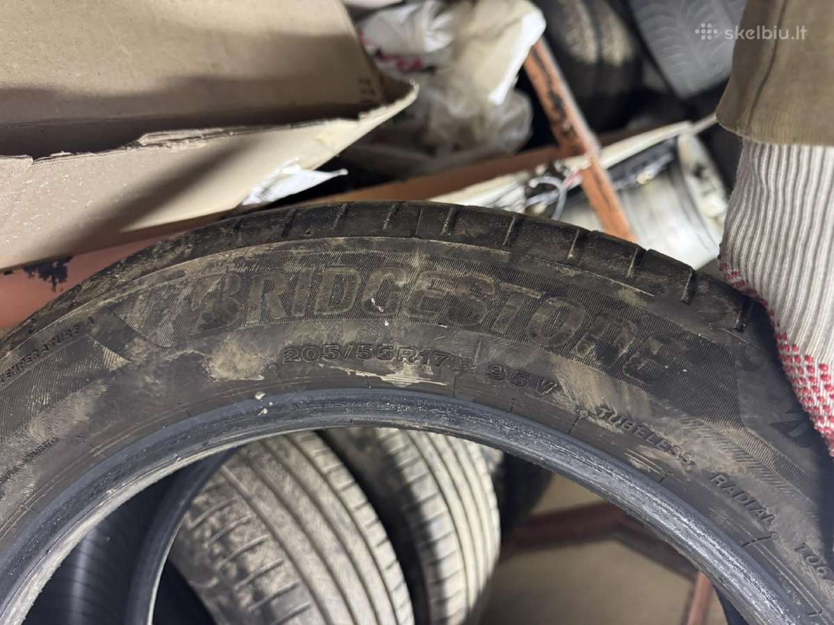 205/55/17 Vasara Bridgestone 4v. - nuotraukos Nr. 3