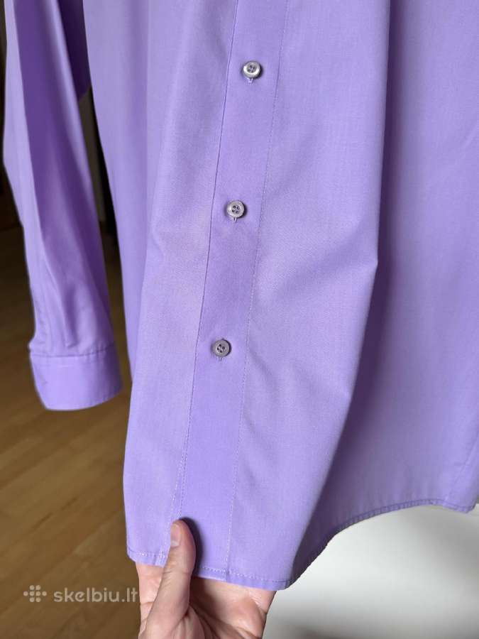 Violetiniai vyriški marškiniai 3xl dydis - nuotraukos Nr. 10