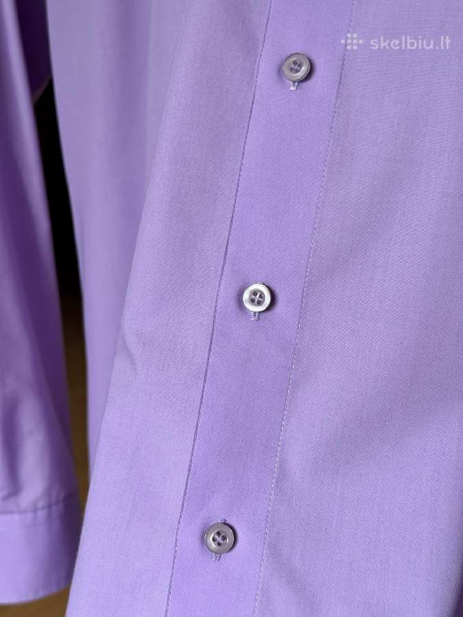 Violetiniai vyriški marškiniai 3xl dydis - nuotraukos Nr. 11