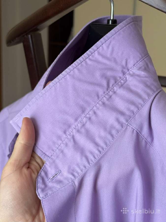 Violetiniai vyriški marškiniai 3xl dydis - nuotraukos Nr. 15