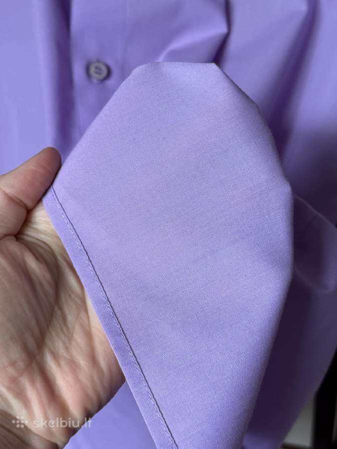 Violetiniai vyriški marškiniai 3xl dydis - nuotraukos Nr. 17