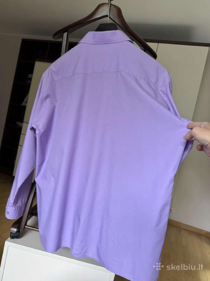 Violetiniai vyriški marškiniai 3xl dydis - nuotraukos Nr. 18