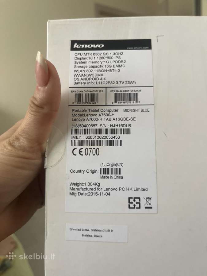 Lenovo A10 Tab plančetė - nuotraukos Nr. 4