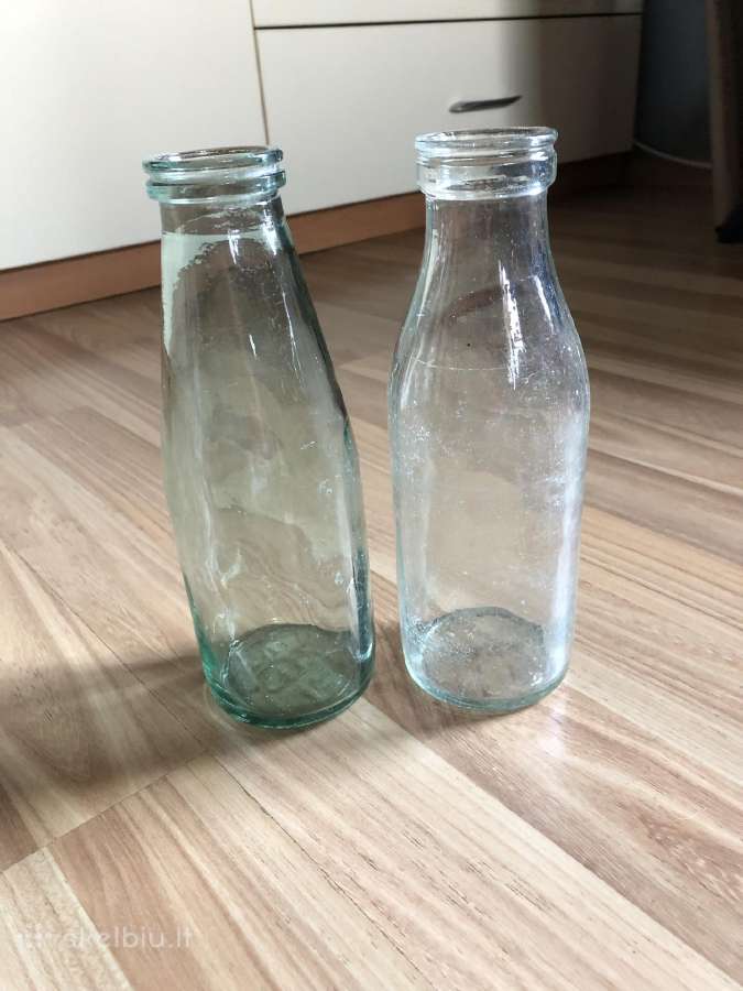Seni stikliniai pieno buteliai - nuotraukos Nr. 4