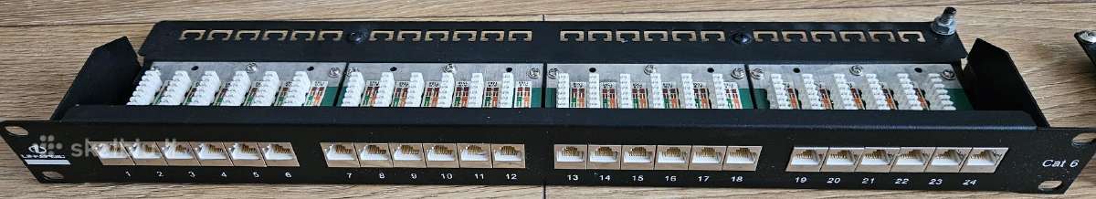 Komutacinė panelė Linkbasic Cat.6 Port24 - nuotraukos Nr. 5